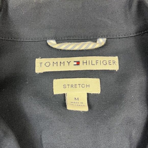 Tommy Hilfiger Womens Peplum Blue Blazer Workwear Button Stretch Jacket MEDIUM - Picture 4 of 11